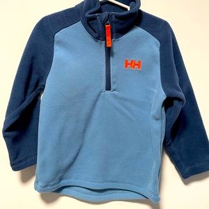 Helly Hansen boys size 4 quarter zip fleece.